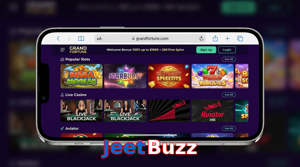 Main screen of JeetBuzz ios page for PK players